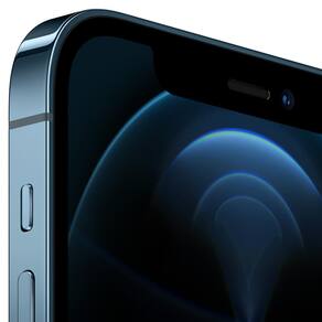 iPhone 12 Pro Apple 256GB Azul-Pacífico Tela de 6,1”, Câmera Tripla de 12MP, iOS