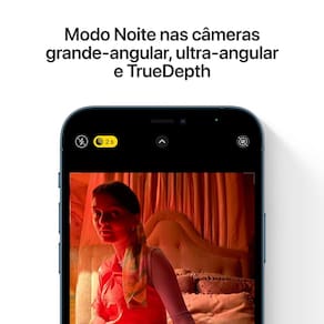 iPhone 12 Pro Apple 256GB Azul-Pacífico Tela de 6,1”, Câmera Tripla de 12MP, iOS