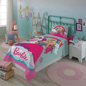 Jogo de Cama Solteiro Infantojuvenil Lepper Barbie Reinos Mágicos