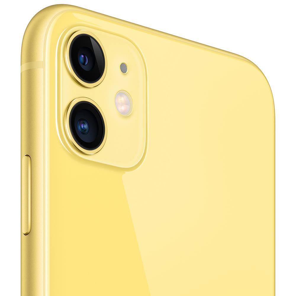 iPhone 11 Apple 64GB Amarelo, Tela de 6,1”, Câmera Dupla de 12MP