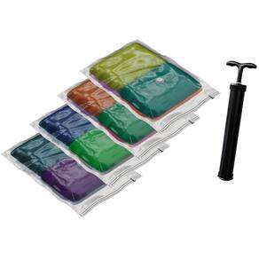 Conjunto de Organizadores a Vácuo Euro Home com Bomba de Sucção – 5 Peças - 1