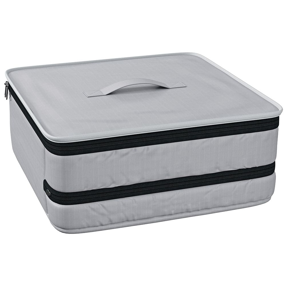 Organizador para Viagem Quadrado Euro Home em Poliéster e Aço - Cinza - 2