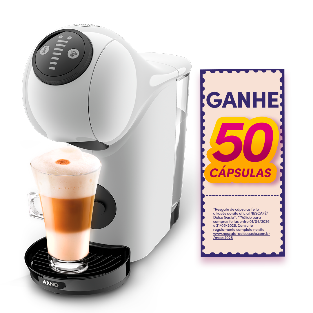Cafeteira Expresso Arno Dolce Gusto Genio S Basic Multibebidas - Branca - 110V - 1