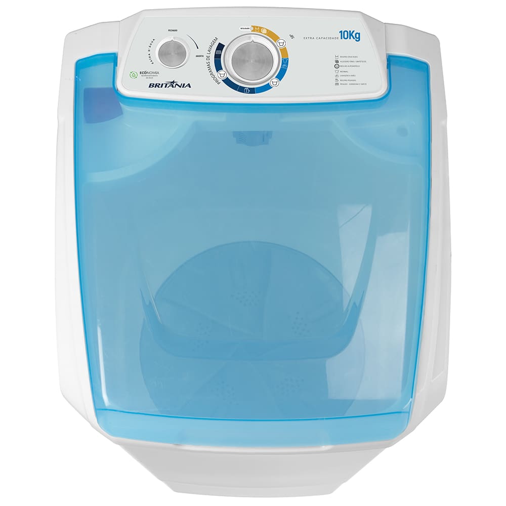 Lavadora Britânia10 kg BLR10B Semiautomática com Função Timer – Branca - 110v - 3