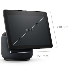 Smart Speaker Amazon Echo Show 10 (3ª geração) com Display HD de 10,1" e Alexa – Preta