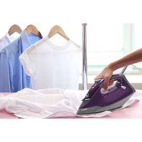 Ferro de Passar a Vapor Arno FPO1 Powergliss com Spray e Base Cerilium - Cinza/Roxo