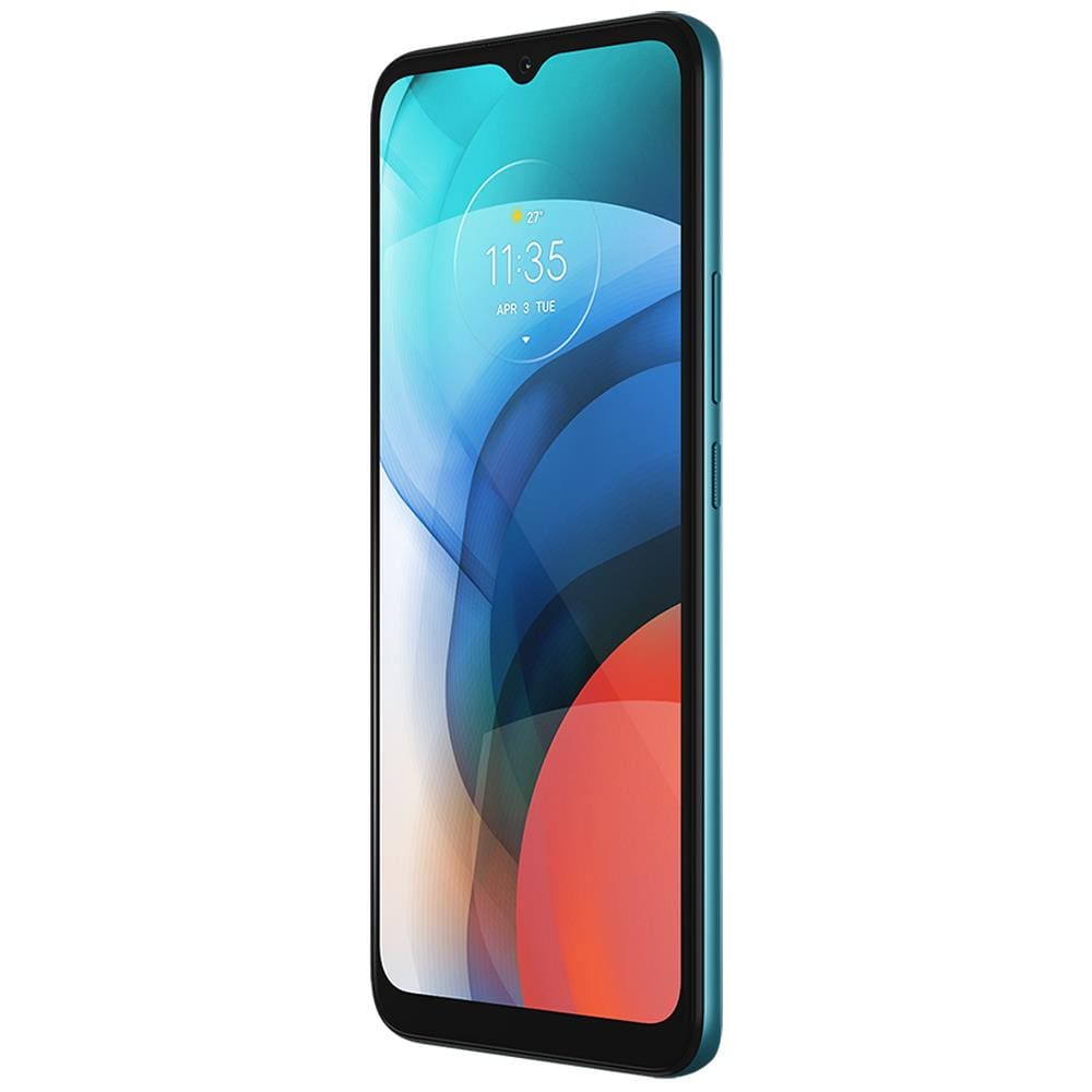 Smartphone Motorola Moto E7 Aquamarine 32GB, 2GB RAM, Tela de 6.5”, Câmera Traseira Dupla, Android 10 e Processador Octa-Core - 3