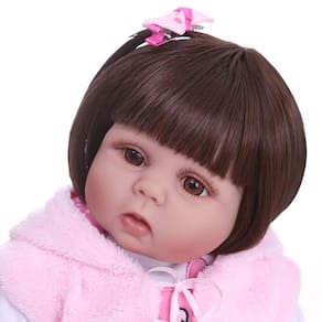 Boneca Bebe Reborn Laura Baby Paola 595 - 48cm