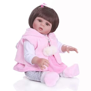 Boneca Bebe Reborn Laura Baby Paola 595 - 48cm