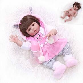 Boneca Bebe Reborn Laura Baby Paola 595 - 48cm