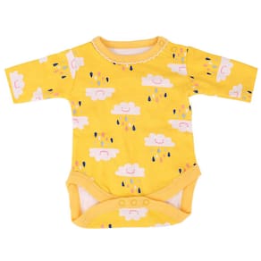 Roupa para Boneca Bebê Reborn Laura Baby Menino 590 - Azul/Amarelo, Shopping