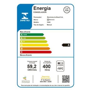 Freezer Horizontal Electrolux H440 2 Portas - Branco