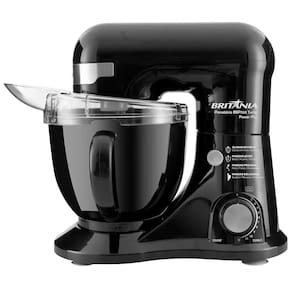 Batedeira Planetária Britânia BBP760P Power Plus com 12 Velocidades e 700W - Preta