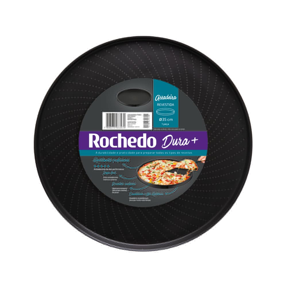 Forma para Pizza Rochedo Dura+ Revestida – 35 cm - 2