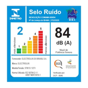 Aspirador de Pó Vertical 2 em 1 Electrolux STK13 Chili Red 1100W - Vermelho