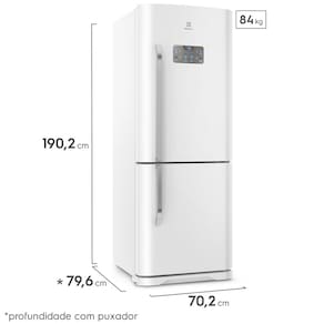 Refrigerador Electrolux Frost Free IB53 com Painel Blue Touch 454L - Branco