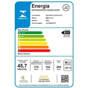Refrigerador Electrolux Frost Free IB53 com Painel Blue Touch 454L - Branco