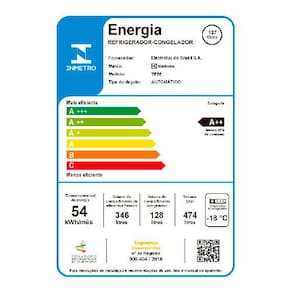 Refrigerador Electrolux TF56 Frost Free com Fast Adapt 474L – Branco