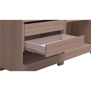 Guarda-Roupa Casal Bartira Napoli UP com 234,5cm de Largura, 6 Portas, 4 Gavetas e 4 Prateleiras