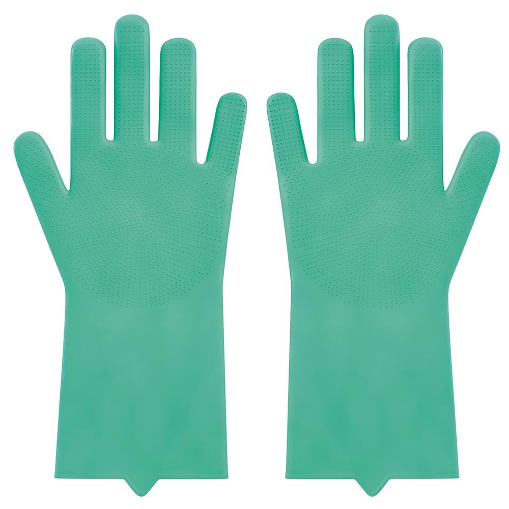 Luva Esponja para Limpeza Flashlimp de Silicone - 1 Par - 1