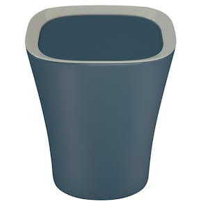 Lixeira Basculante Euro Home Smart Polipropileno 8,5L - Azul Petróleo