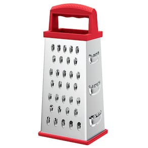 Ralador 4 Faces 8 Inox Euro Home - Vermelho