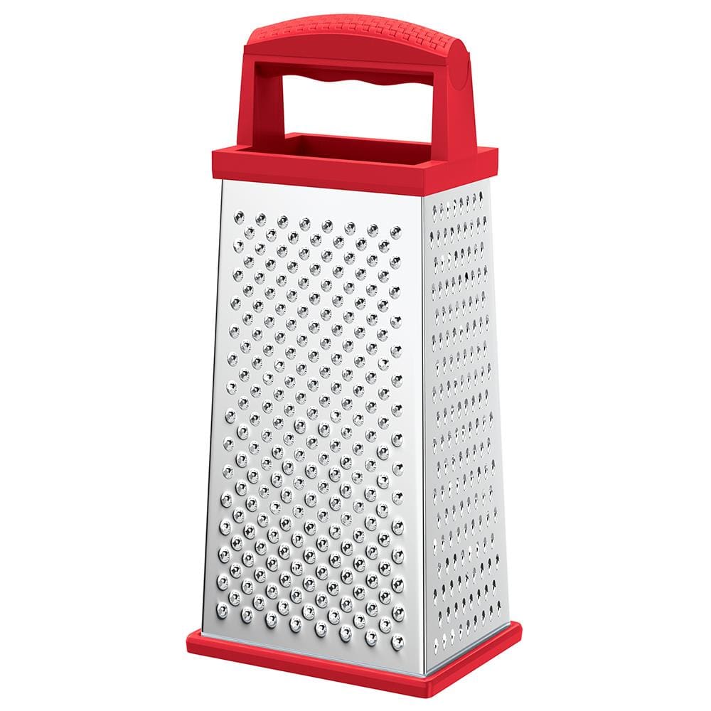 Ralador 4 Faces 8 Inox Euro Home - Vermelho - 1
