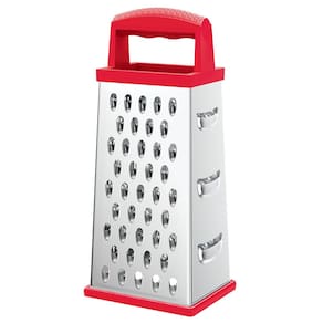 Ralador 4 Faces 9 Inox Euro Home - Vermelho