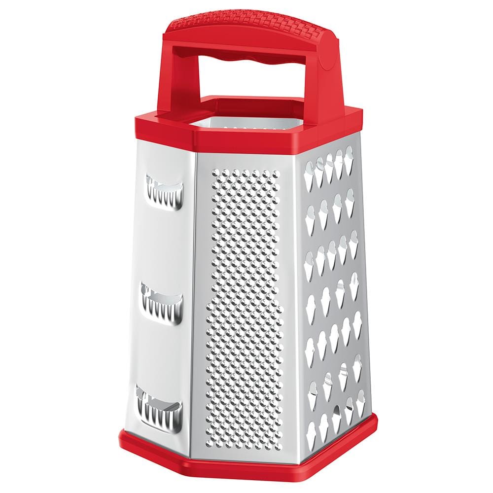 Ralador 6 Faces 9 Inox Euro Home - Vermelho - 1