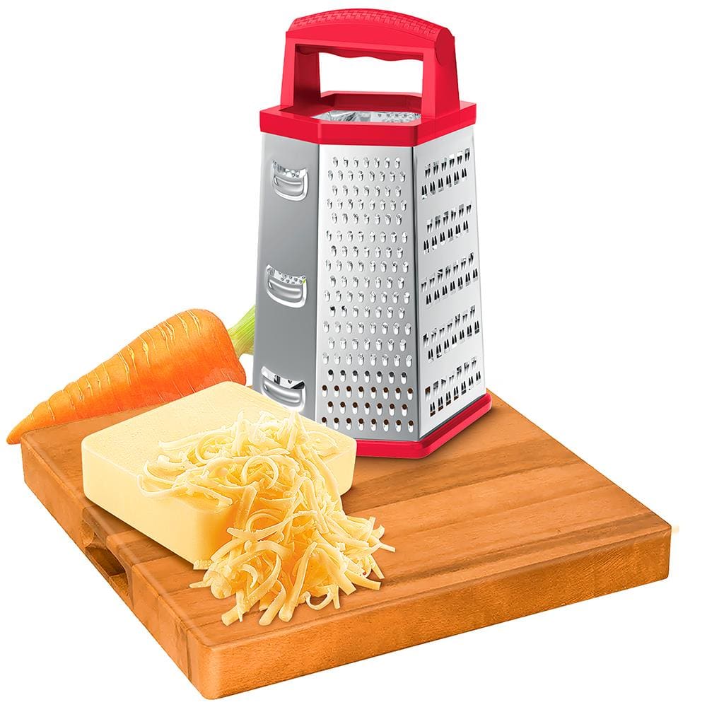 Ralador 6 Faces 9 Inox Euro Home - Vermelho - 2