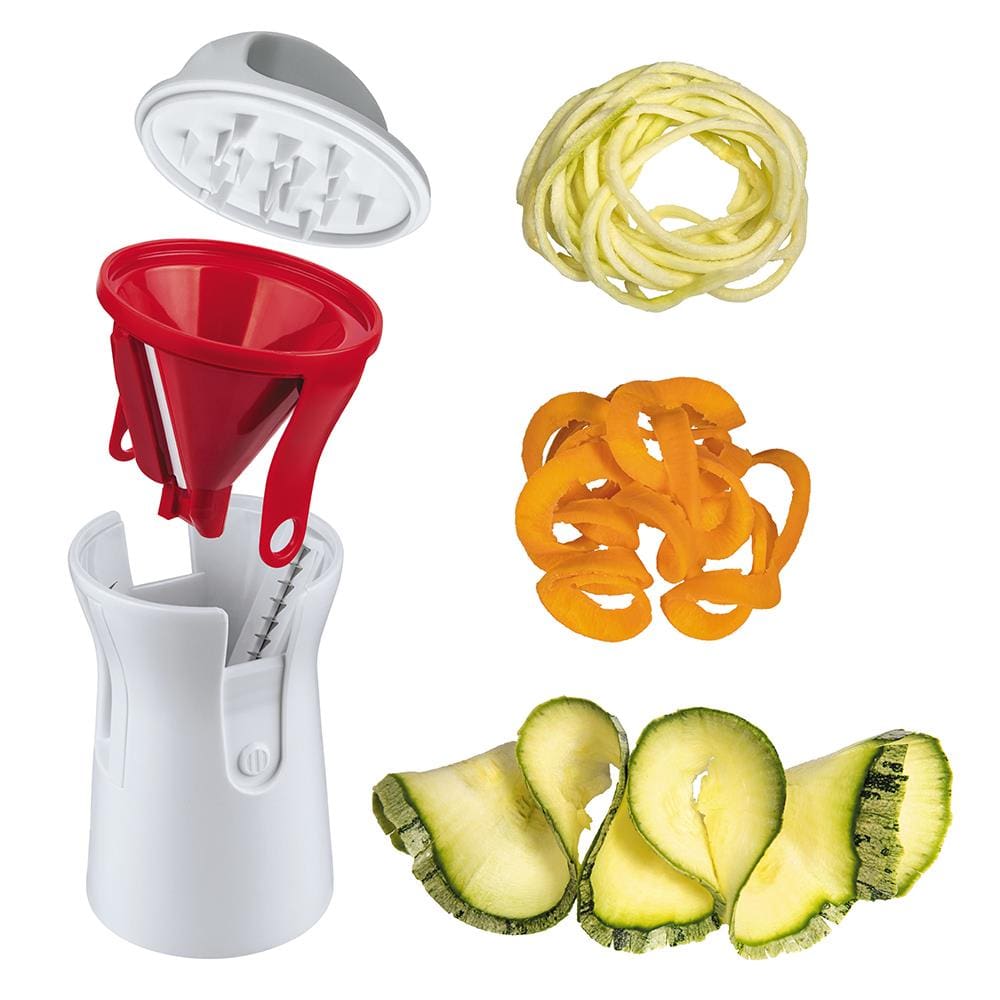 Ralador 3 em 1 Espiral Multiuso Aço Inox Euro Home - Vermelho - 1