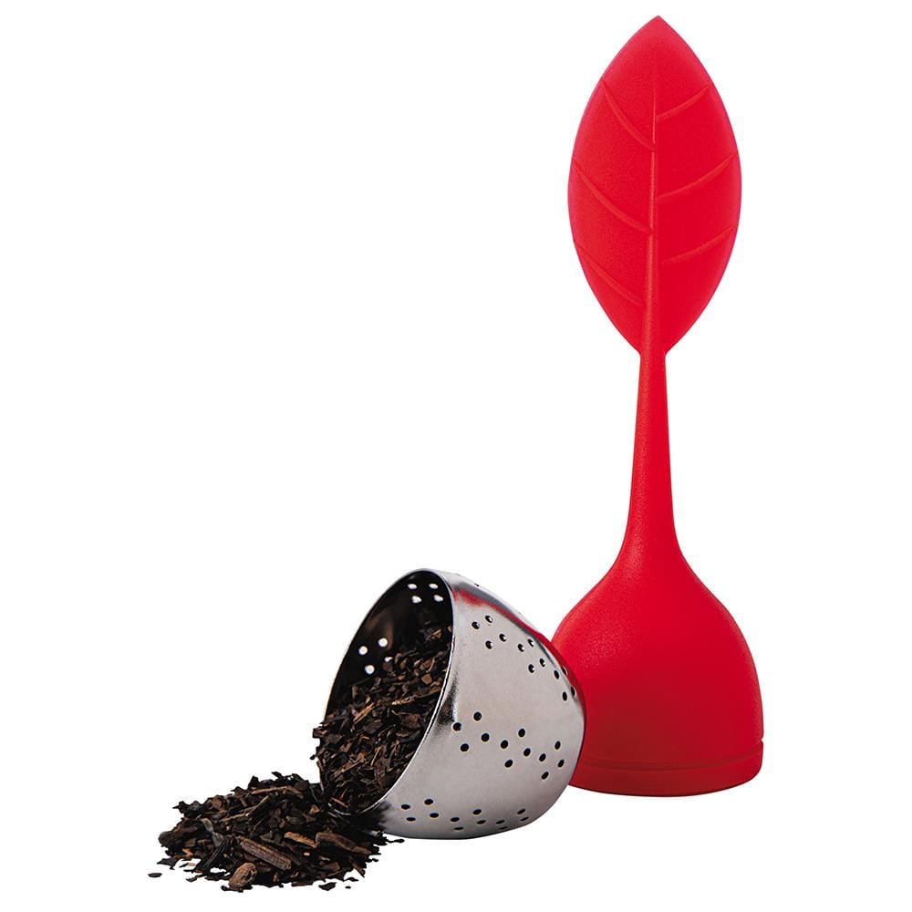 Infusor para Chá Euro Home em Silicone e Inox - Vermelho - 1