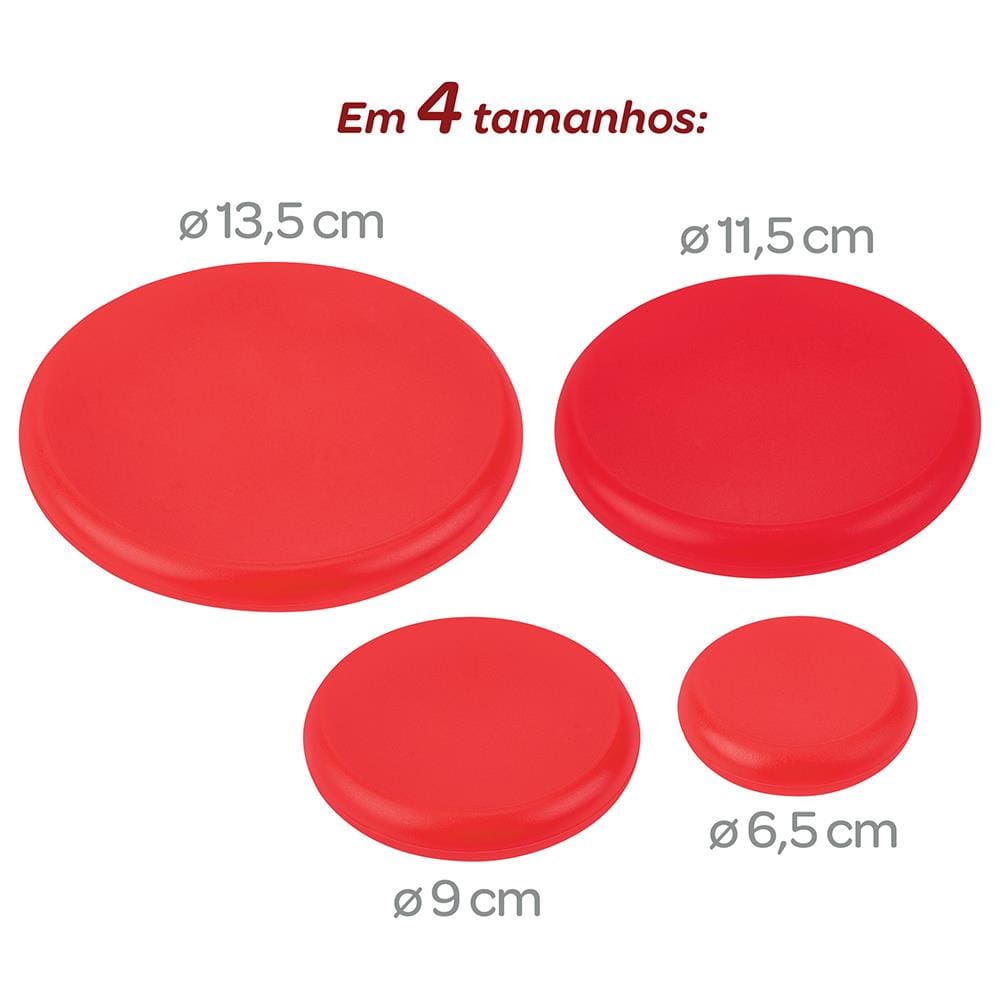 Conjunto de Tampas Euro Home em Silicone - 4 Peças - 2