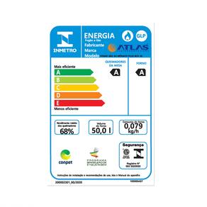 Fogão Atlas 4 Bocas Mônaco Plus Mesa de Inox Acendimento Automático Branco Bivolt