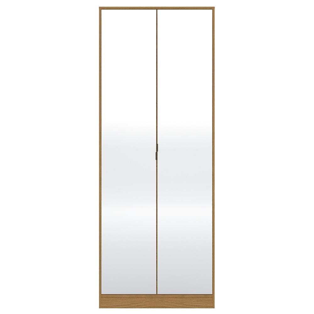 Armário Sapateira Multiuso Demóbile Grife com 2 Portas com Espelho, 1 Gaveta e 6 Prateleiras Internas - Amendola - 1