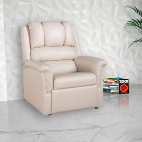 Poltrona Probel Pandora Two Way Reclinável e com Revestimento em Courino