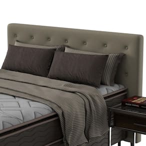 Cabeceira para Cama King Size Probel Hapton em Tecido Suede