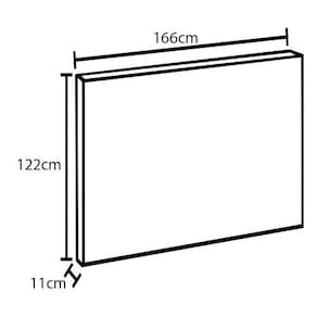 Cabeceira para Cama Queen Size Probel Califórnia em Tecido Suede - CABECEIRA QUEEN SIZE PROBEL CALIFORNIA BEGE. - 3