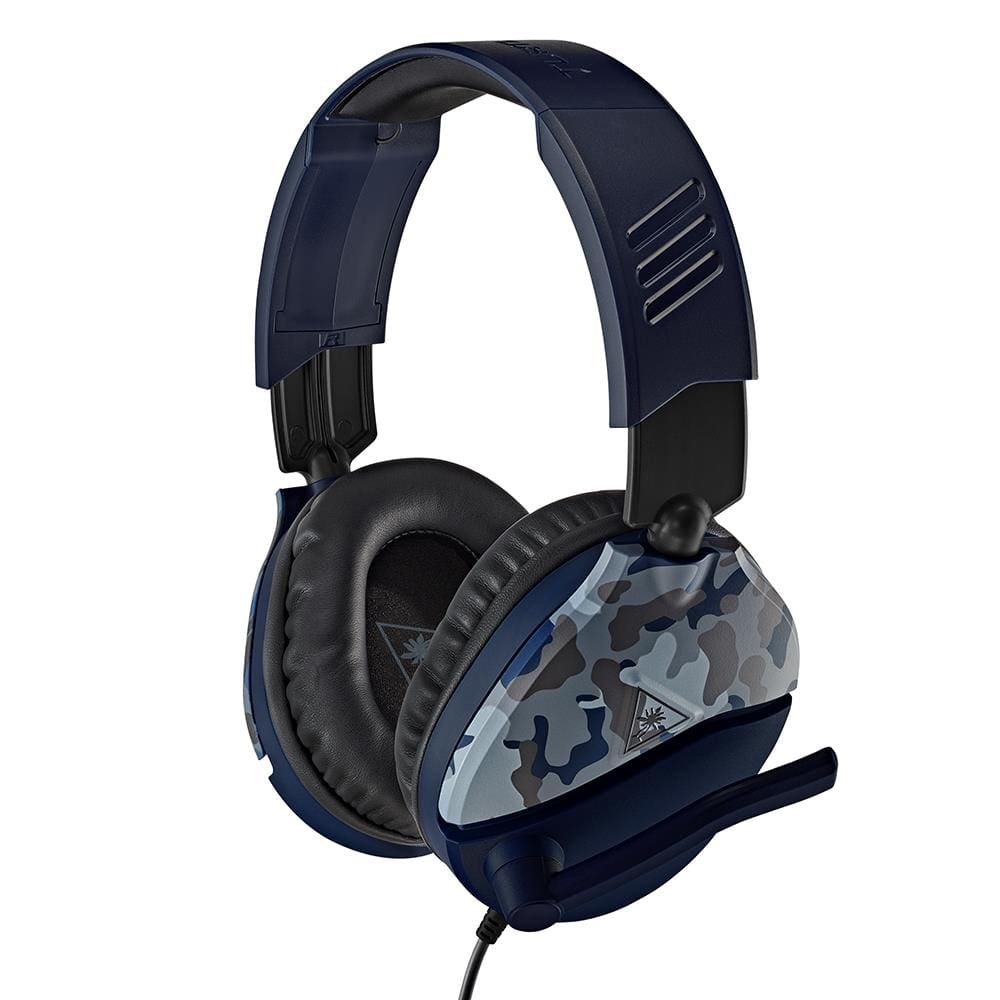 Headset Gamer com fio Multiplataforma Turtle Beach Recon 70 - Azul  Camuflado - Shopping TudoAzul
