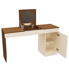 Escrivaninha Mobler Crystal com Penteadeira