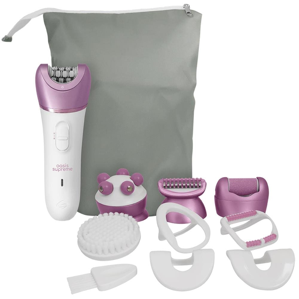 Depilador Elétrico GA.MA Italy Oasis Supreme W&D Branco e Rosa - 3