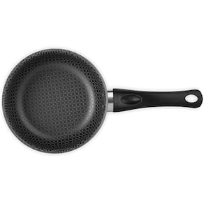 Panela Multiflon Páprika em Alumínio com Revestimento Antiaderente e Tampa de Vidro com Saída de Vapor 18 cm – Vermelha