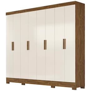 Guarda-Roupa Casal Moval Diplomata com 8 Portas e 4 Gavetas