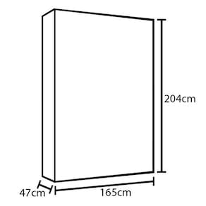 Guarda-Roupa Moval Itatiba com 6 Portas e 3 Gavetas - Castanho Wood - 3