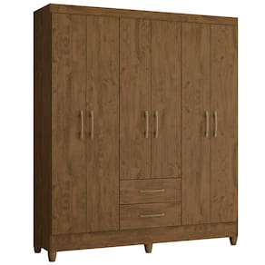 Guarda-Roupa Moval Panamá com 153 cm de Largura, 6 Portas e 2 Gavetas