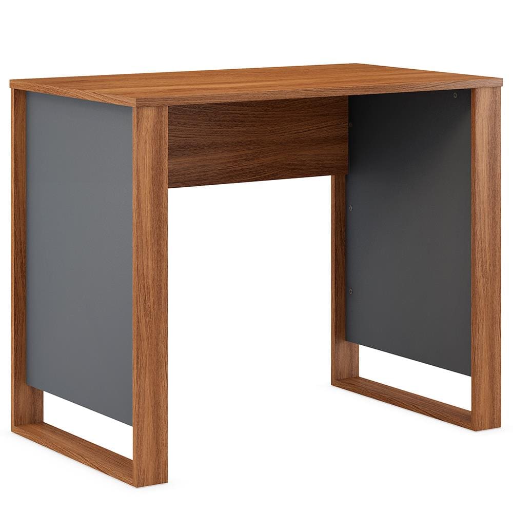 Mesa de Escritório Demóbile Lume em MDP - Amendola/Grafite - 1