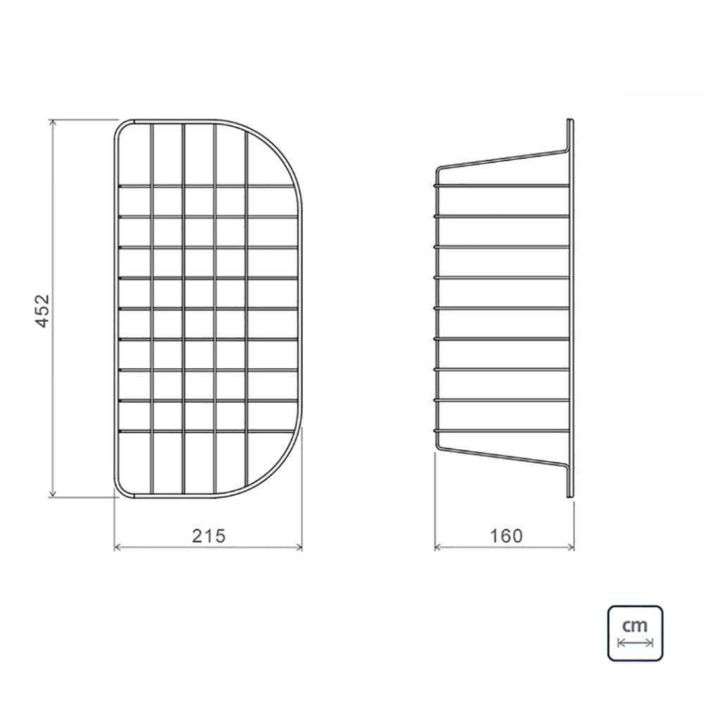 Cesta Aramada Tramontina para Cubas de Sobrepor Morgana Maxi - 3