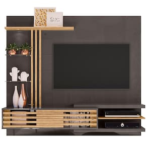 Painel Home Madetec Cross com 182 cm de Largura, Ideal para TV de até 55”