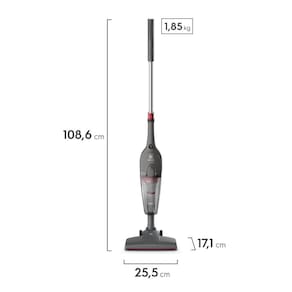Aspirador de Pó Vertical 2 em 1 Electrolux STK15 com Fio Urban 1450W Cinza