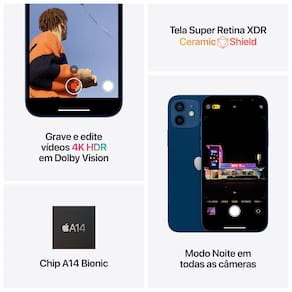 Apple iPhone 12 128GB - Preto